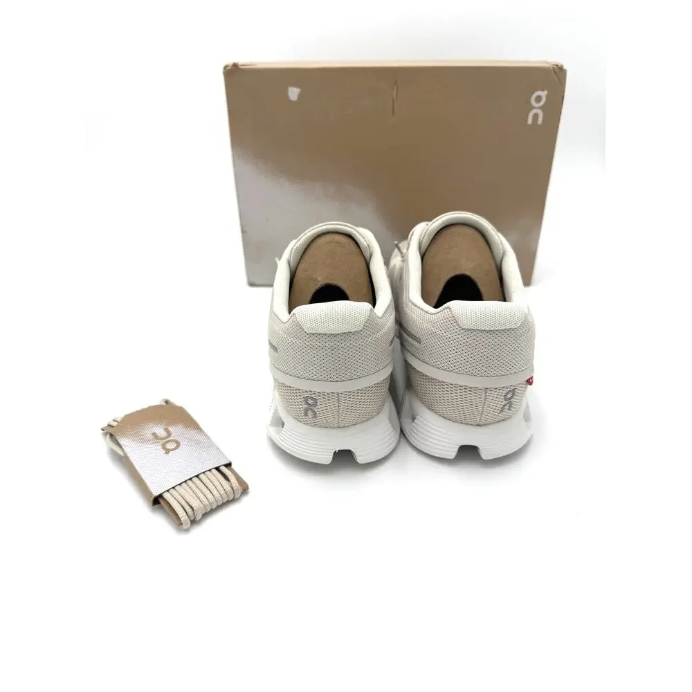On Women's Cloud 5 Running Shoes - Pearl/White - Women's 10